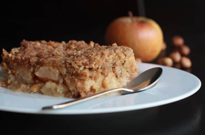 Crumble Thermomix pomme noisettes