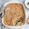 Crumble courgette menthe feta au Thermomix