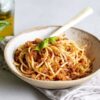 Sauce bolognaise au Thermomix avec spaghettis